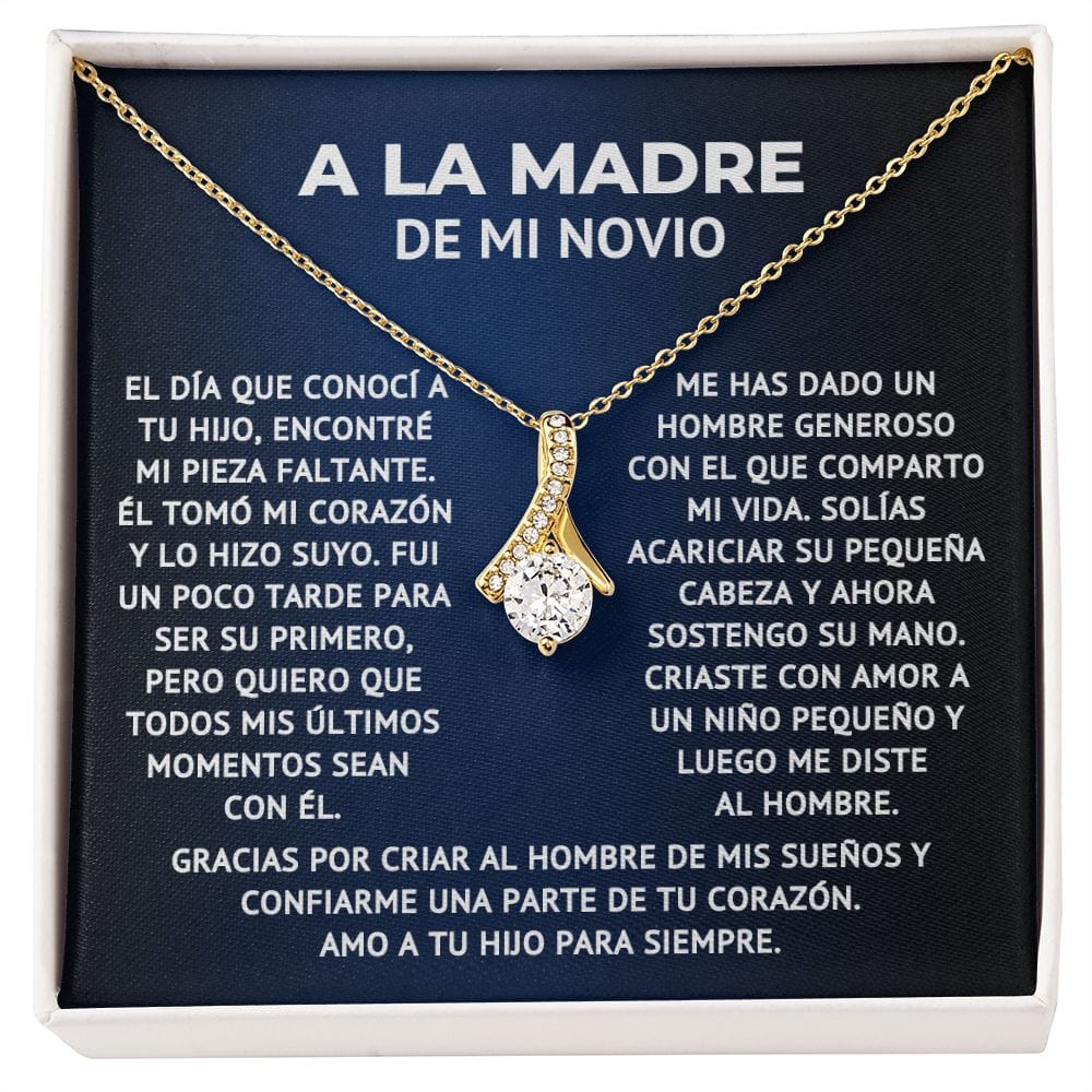 To My Boyfriend's Mom - Necklace Gift In Spanish