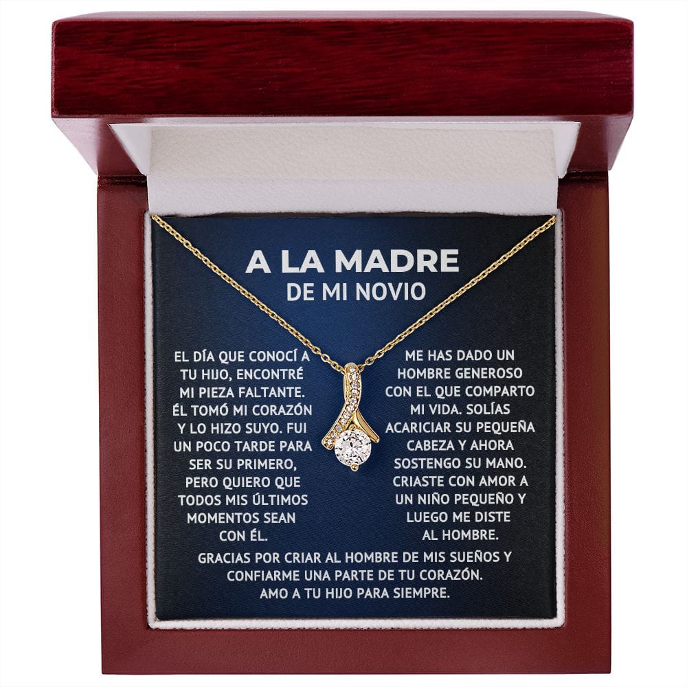 To My Boyfriend's Mom - Necklace Gift In Spanish