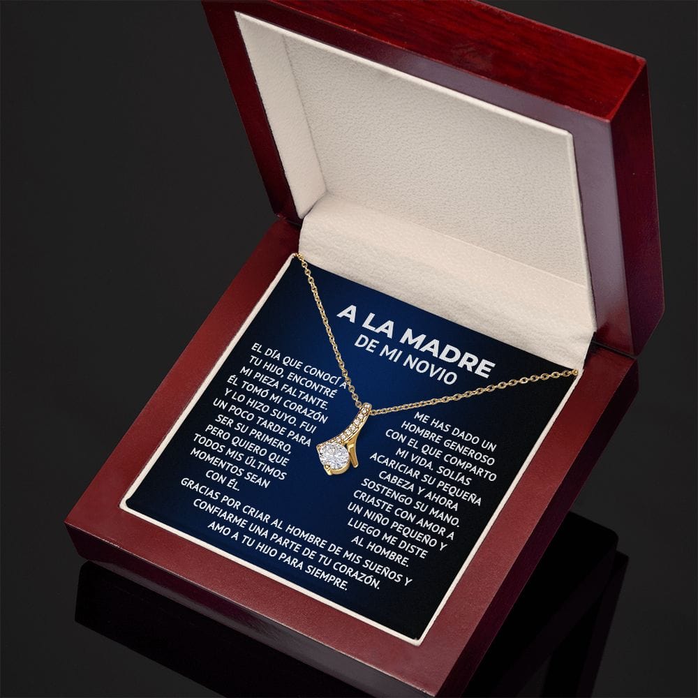 To My Boyfriend's Mom - Necklace Gift In Spanish