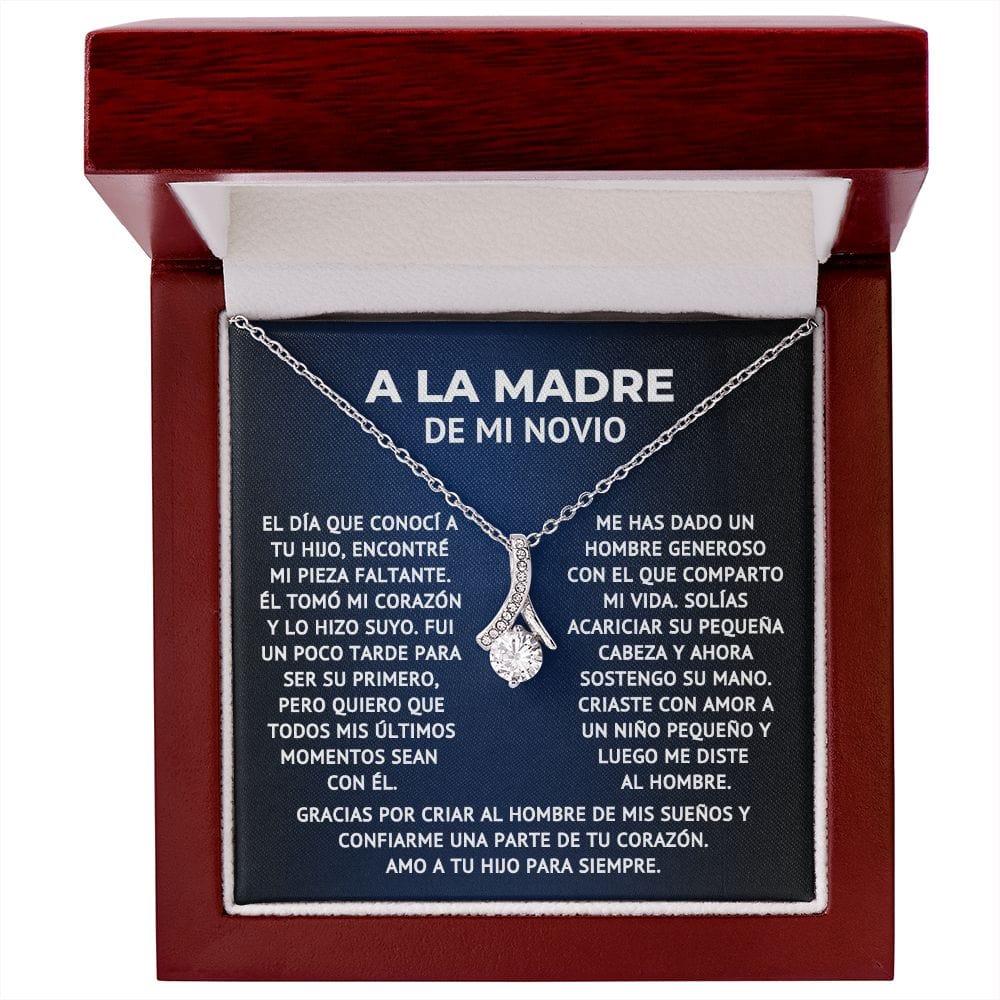 To My Boyfriend's Mom - Necklace Gift In Spanish