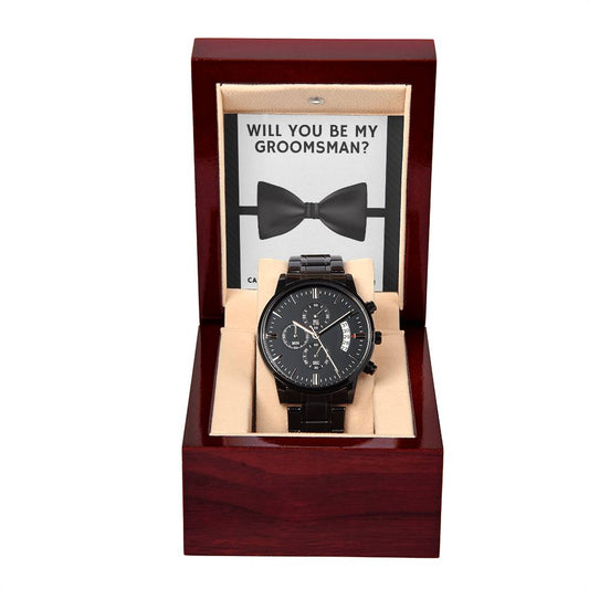 1 Groomsmen Asking Gift Card | Watch Gift | Gift box | Gift Idea | Proposal