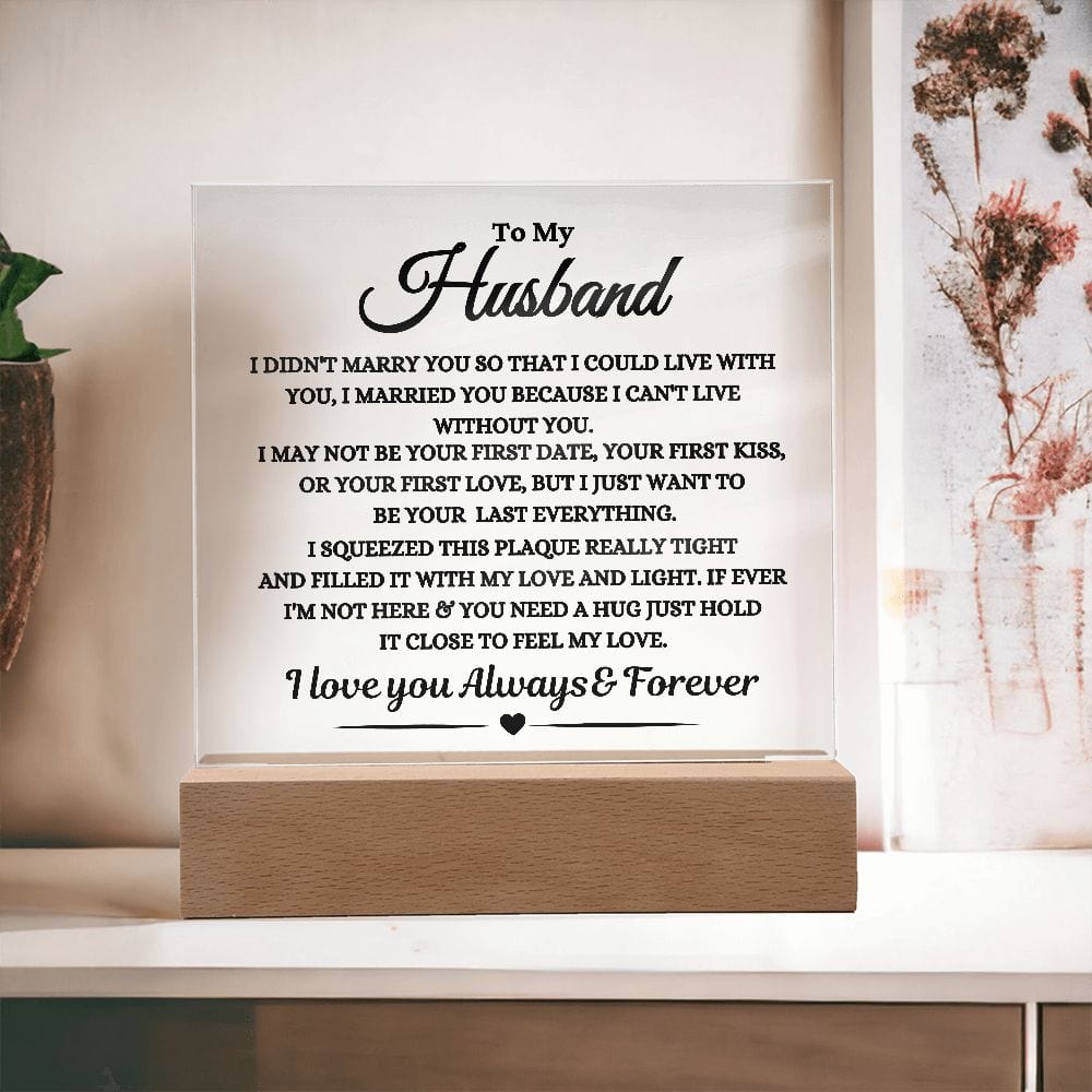 Best Seller- Husband Sqaure Acrylic Gift