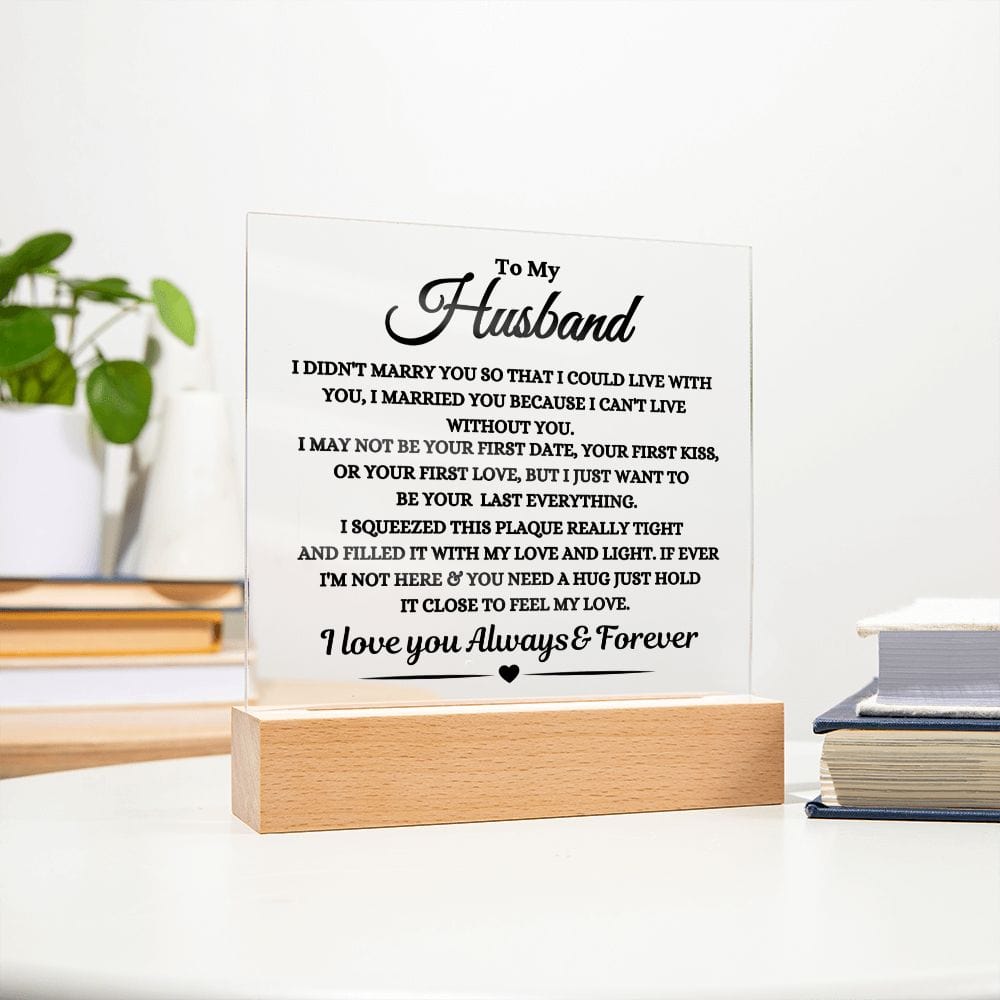 Best Seller- Husband Sqaure Acrylic Gift