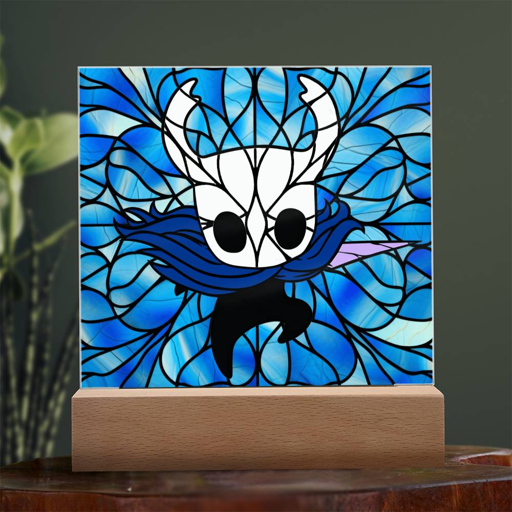 Hollow Knight Stained Glass Acrylic Plaque - Unique Decor Gift for Gamers