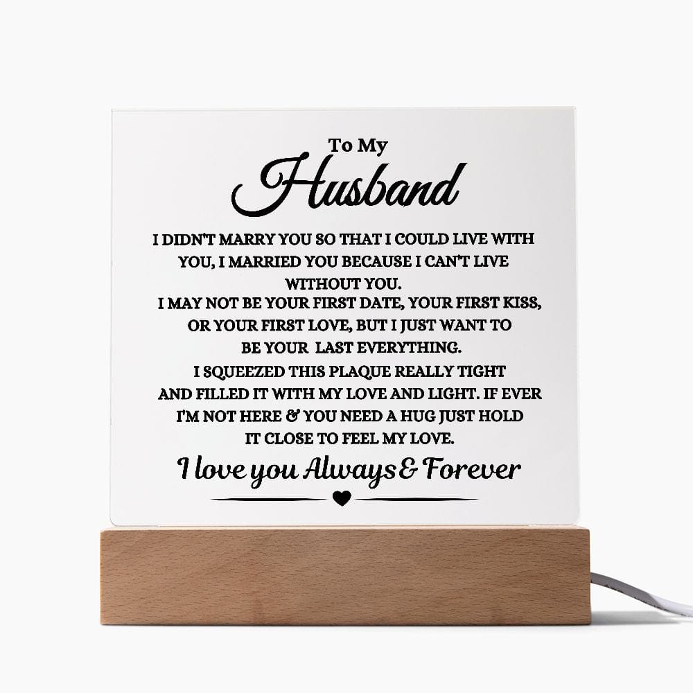 Best Seller- Husband Sqaure Acrylic Gift