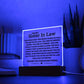 Best Seller - Sister In Law Sqaure Acrylic Gift