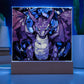 Charizard Faux Stained Glass Acrylic Plaque Sqaure