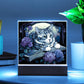 Cat Stained Glass Sqaure Acrylic 5