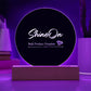 Acrylic Circle Plaque