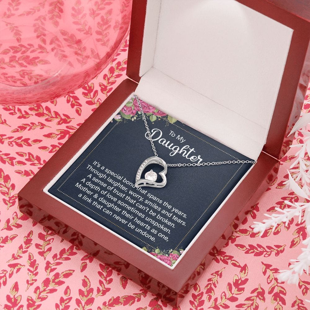Mom To Daughter Forever Love Necklace