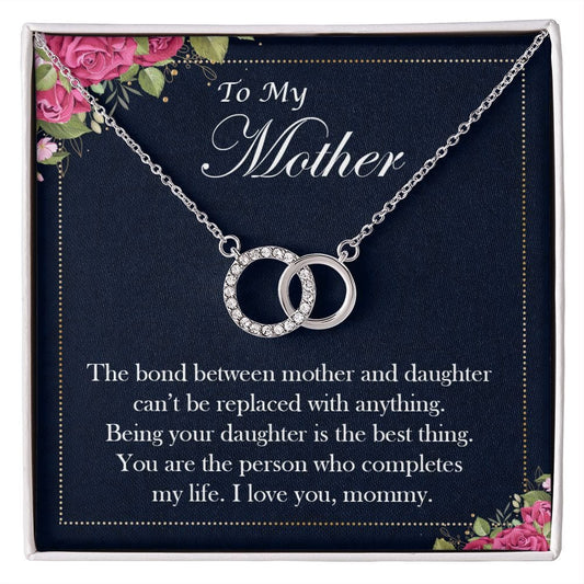 Daughter To Mom Perfect Pair Necklace