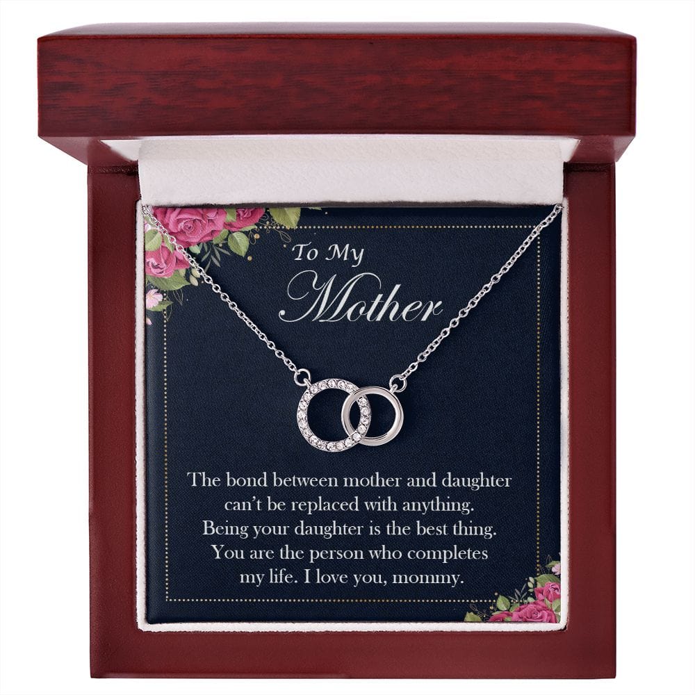 Daughter To Mom Perfect Pair Necklace