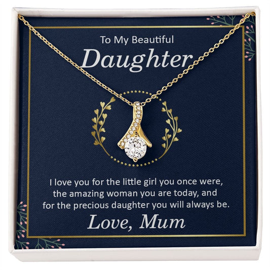 Mom To Daughter Alluring Beauty Necklace