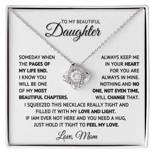 To My Beautiful Daughter - Beautiful Chapters - Necklace Gift