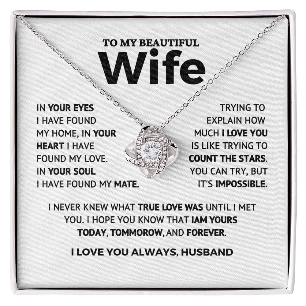 To My Beautiful Wife - Count the stars - Valentine's Day Gift