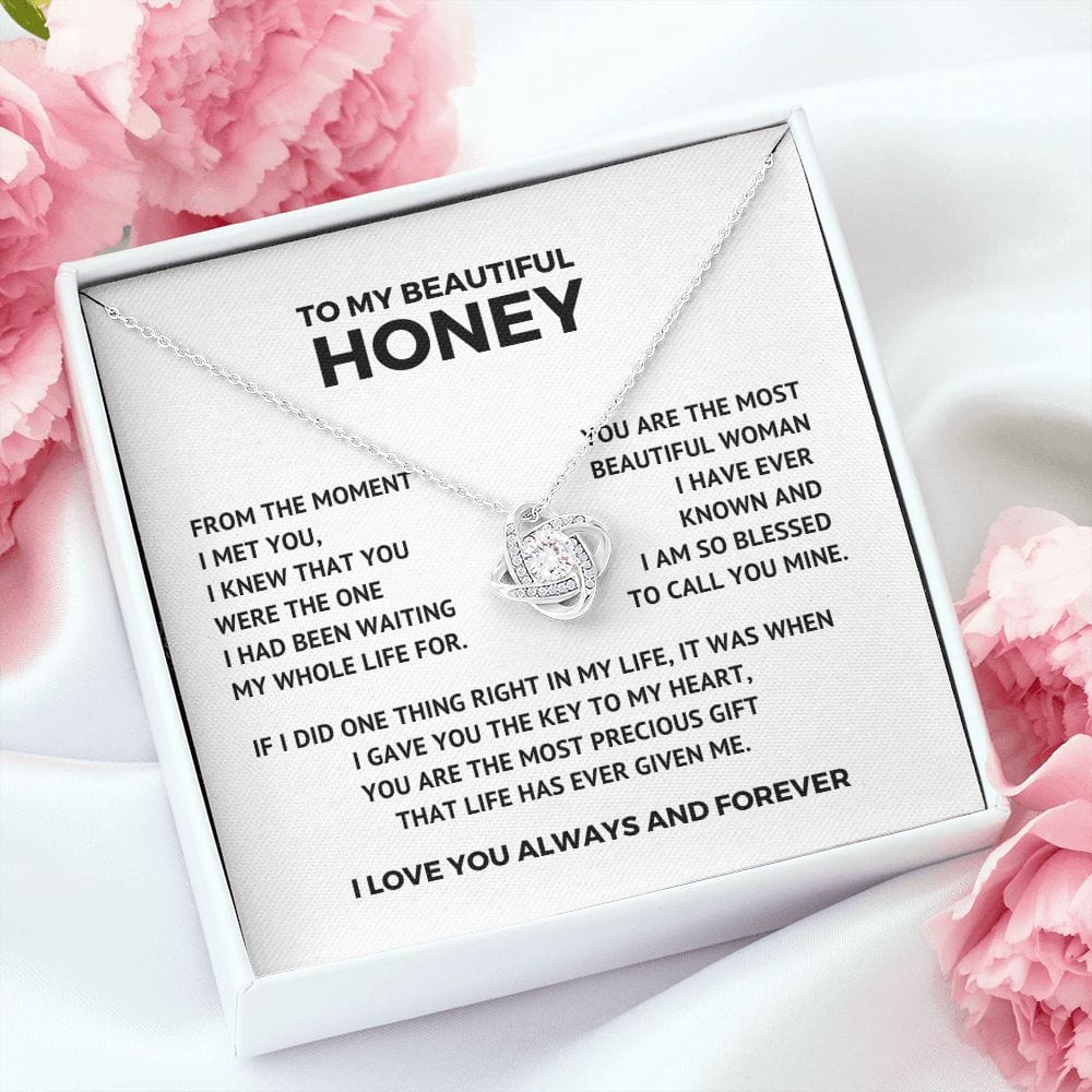 To My Beautiful Honey - Key To My Heart - Valentine's Day Gift