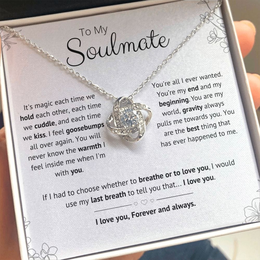 To my Soulmate - I would use my last breath to tell you that.... I love you.
