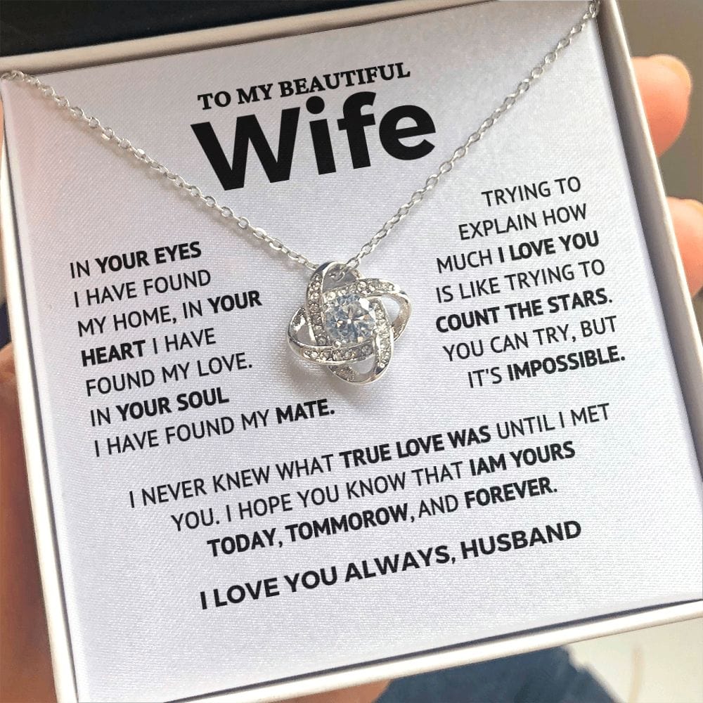 To My Beautiful Wife - Count the stars - Valentine's Day Gift