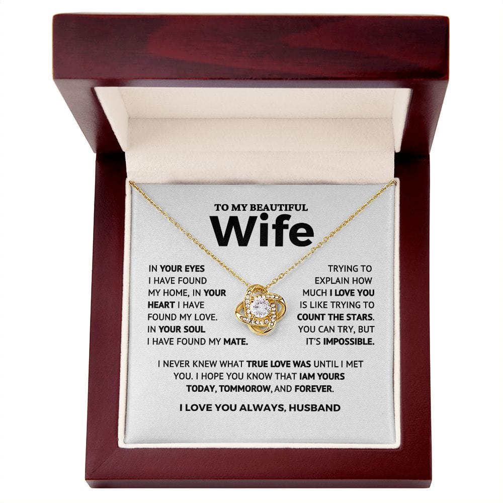 To My Beautiful Wife - Count the stars - Valentine's Day Gift