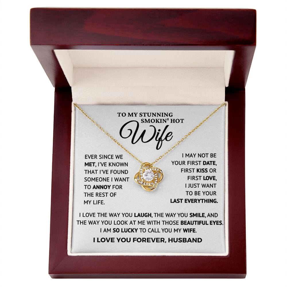 To my Wife - Beautiful Eyes - Valentine's Day Gift
