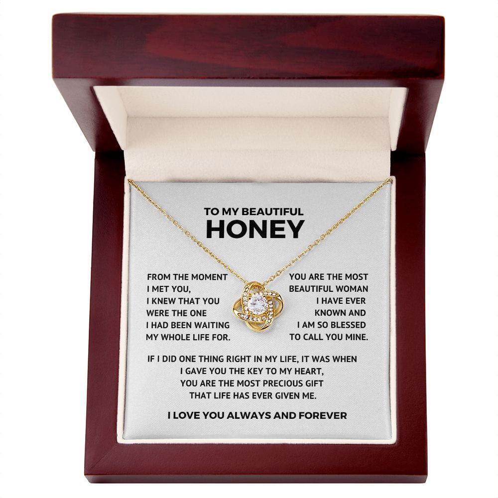 To My Beautiful Honey - Key To My Heart - Valentine's Day Gift