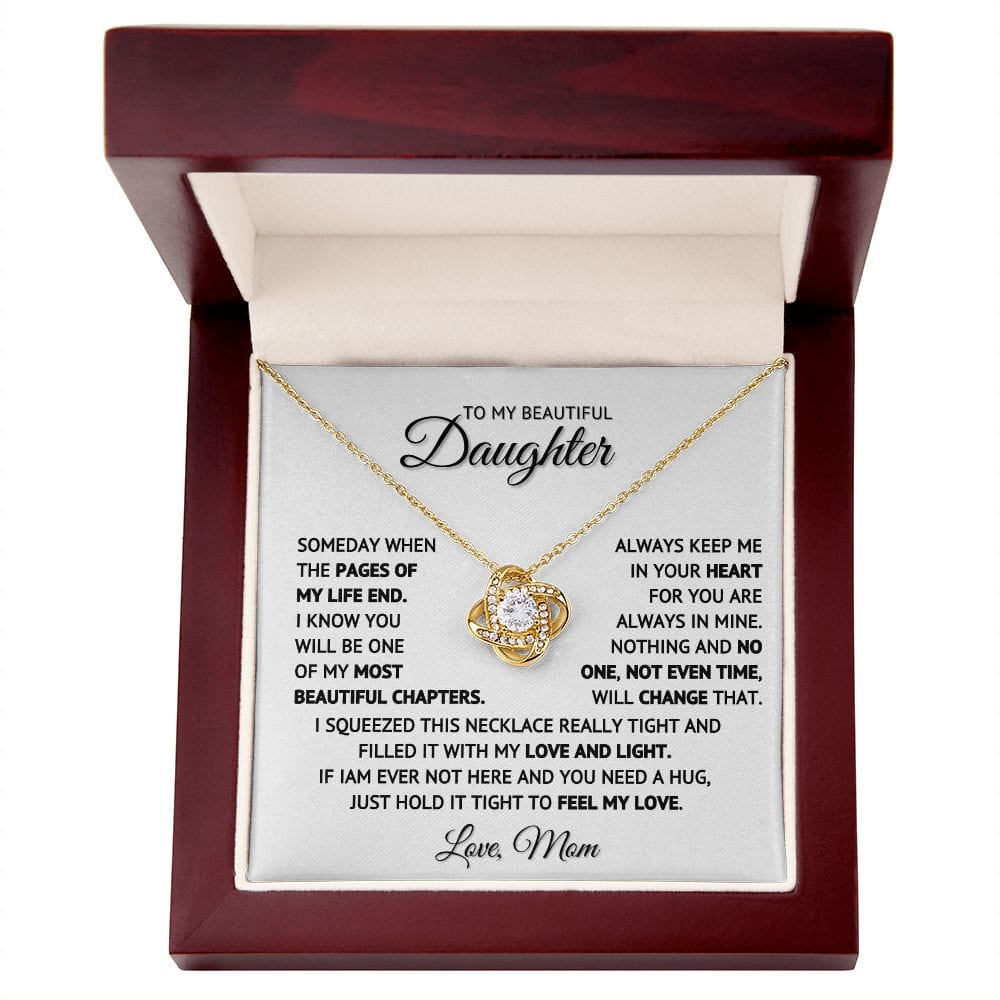 To My Beautiful Daughter - Beautiful Chapters - Necklace Gift