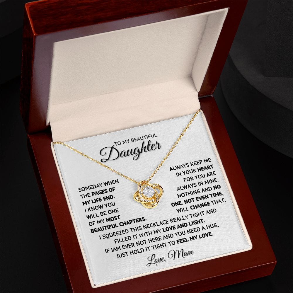 To My Beautiful Daughter - Beautiful Chapters - Necklace Gift