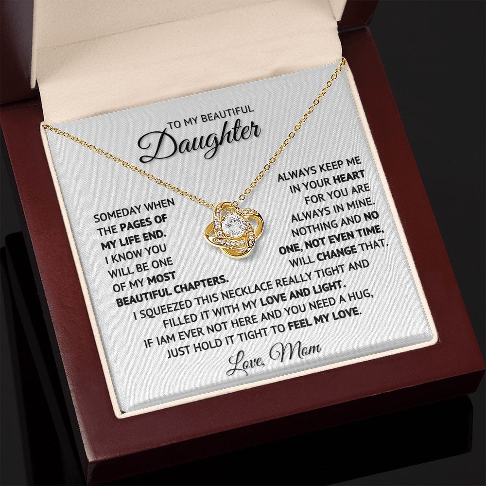 To My Beautiful Daughter - Beautiful Chapters - Necklace Gift