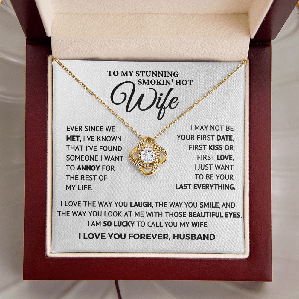 To my Wife - Beautiful Eyes - Valentine's Day Gift