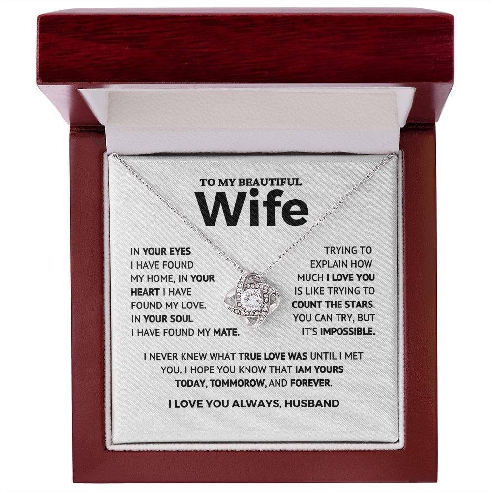 To My Beautiful Wife - Count the stars - Valentine's Day Gift