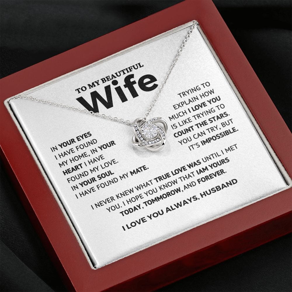 To My Beautiful Wife - Count the stars - Valentine's Day Gift