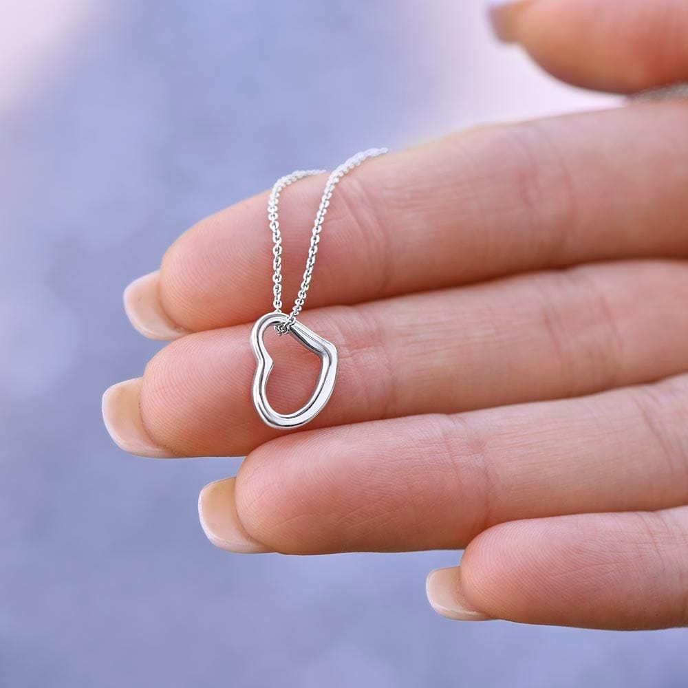 Boyfriend To Girlfriend Delicate Heart Necklace