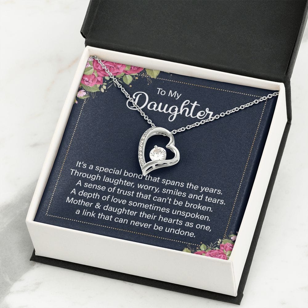 Mom To Daughter Forever Love Necklace