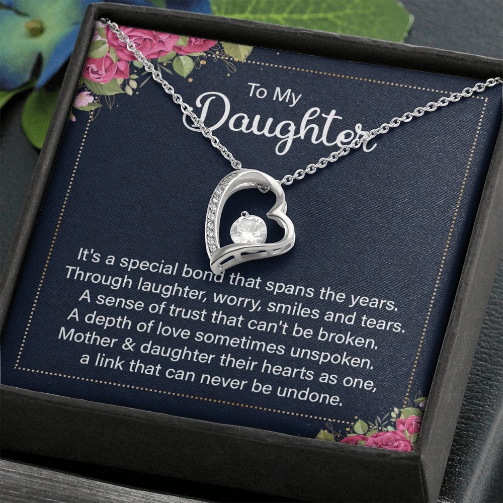 Mom To Daughter Forever Love Necklace