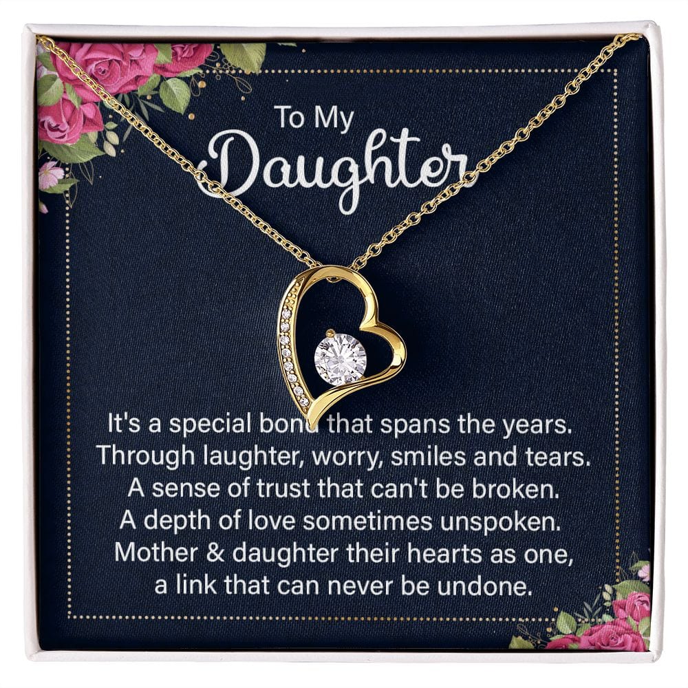Mom To Daughter Forever Love Necklace