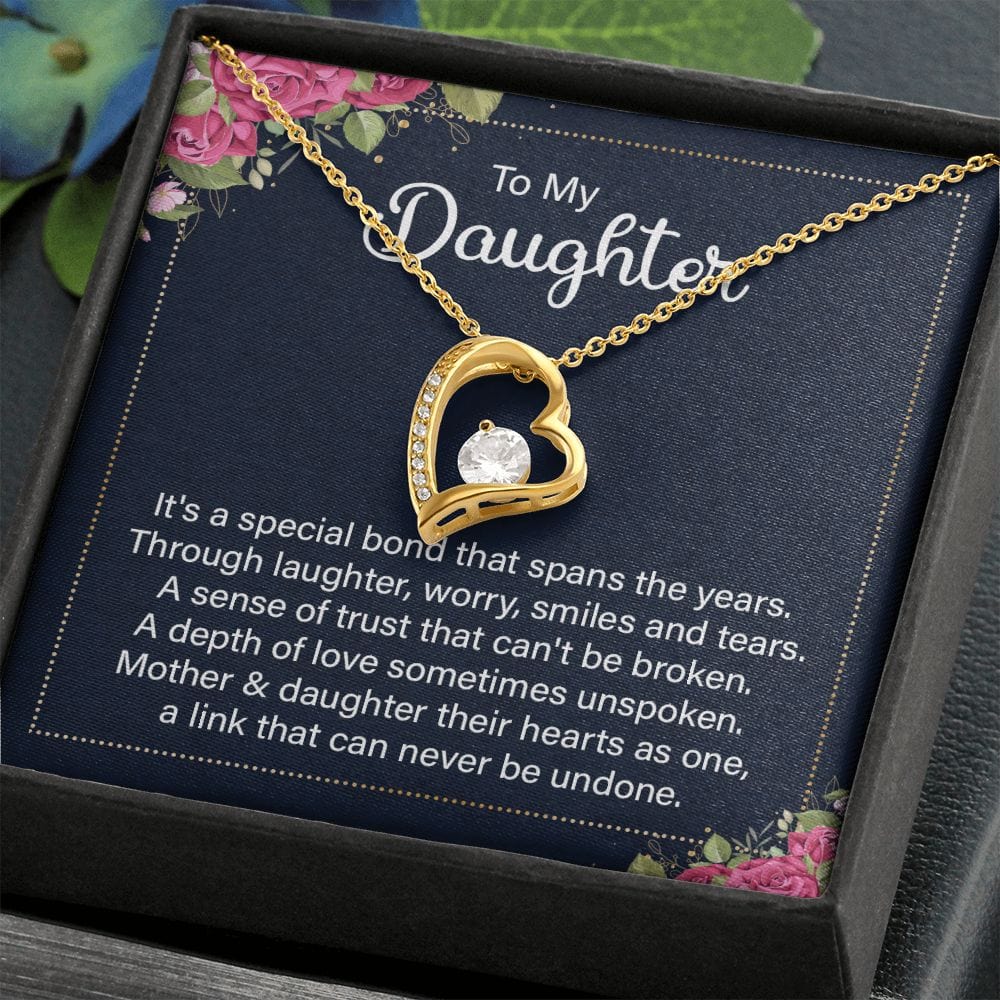 Mom To Daughter Forever Love Necklace